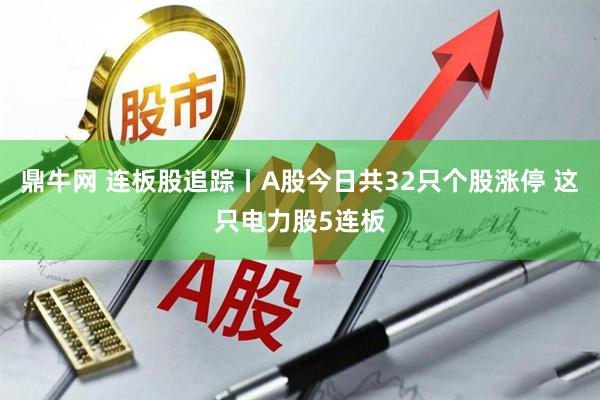 鼎牛网 连板股追踪丨A股今日共32只个股涨停 这只电力股5连板