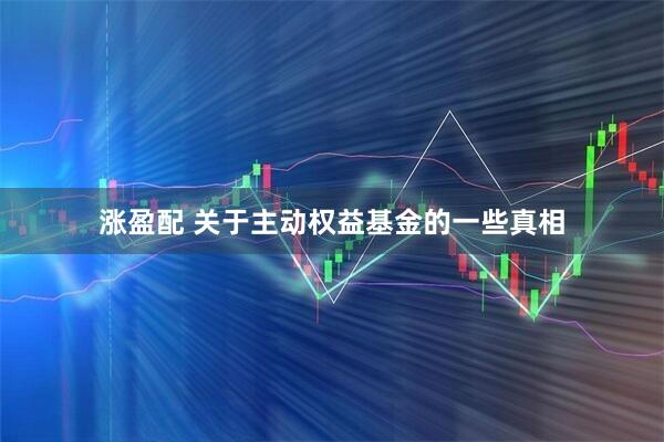 涨盈配 关于主动权益基金的一些真相